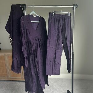 Elegant Purple Women's Kurta Set